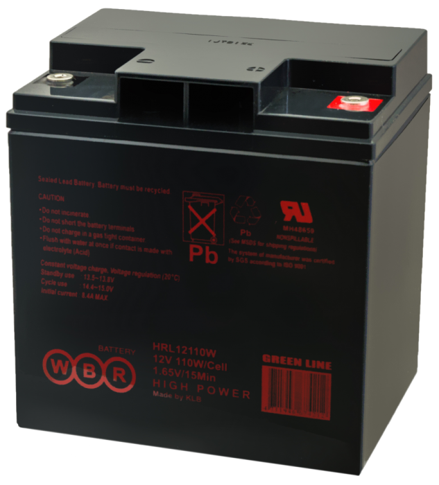 Аккумулятор WBR 12V 280Вт/Эл (HRL12280W-WBR)