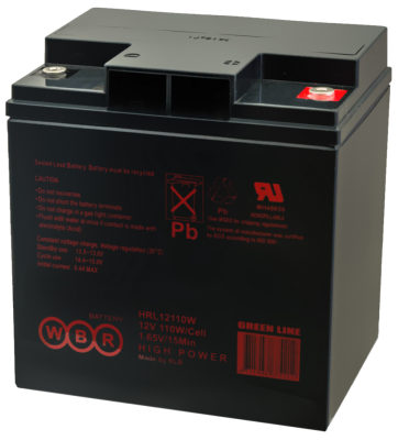 Аккумулятор WBR 12V 490Вт/Эл (HRL12490W)