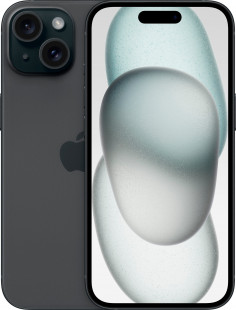 Смартфон Apple iPhone 15 128Gb Black (MTP03HN/A)