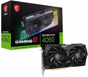 Видеокарта MSI 8Gb NVIDIA GeForce RTX 4060 (RTX 4060 GAMING X 8G)