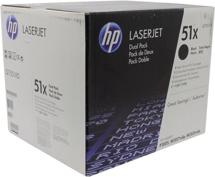 Картридж HP Q7551XD