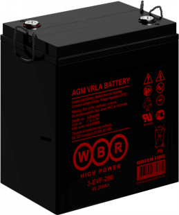 Аккумулятор WBR 6V 232Ah (3-EVF-200 WBR)