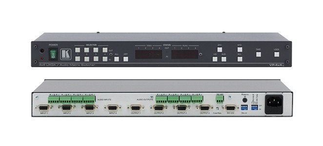 Двухканальный регулятор громкости аудиосигналов Kramer VA-4