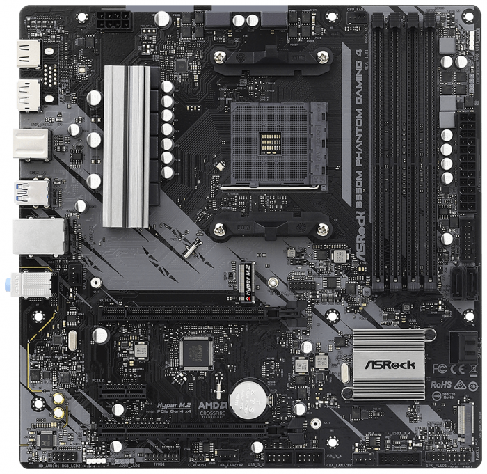 Материнская плата Asrock B550M PHANTOM GAMING 4