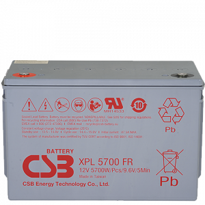 Аккумулятор CSB 12V 5700Ah (XPL5700 FR)