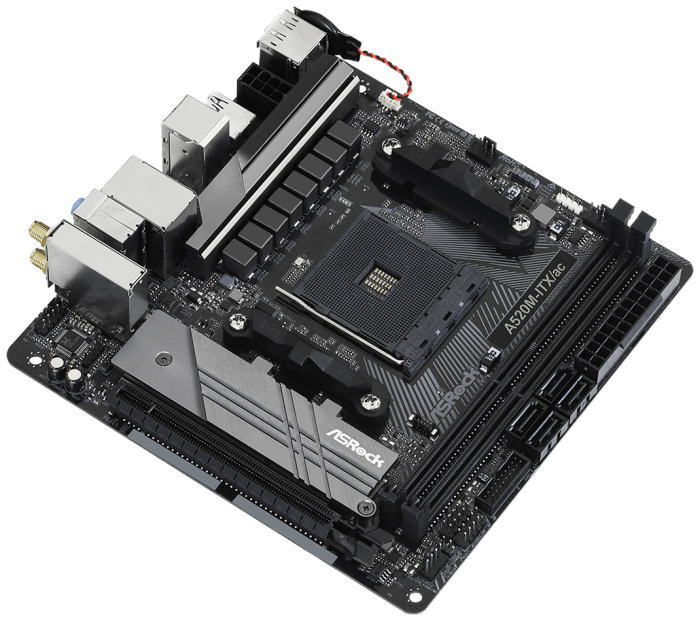 Материнская плата Asrock A520M-ITX/AC