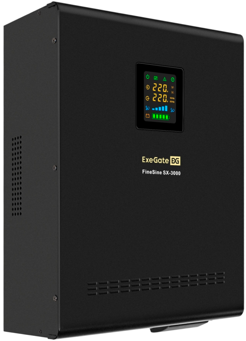 ИБП + батарея ExeGate FineSine SX-3000.LCD.AVR.2SH.T (EX296638RUS)