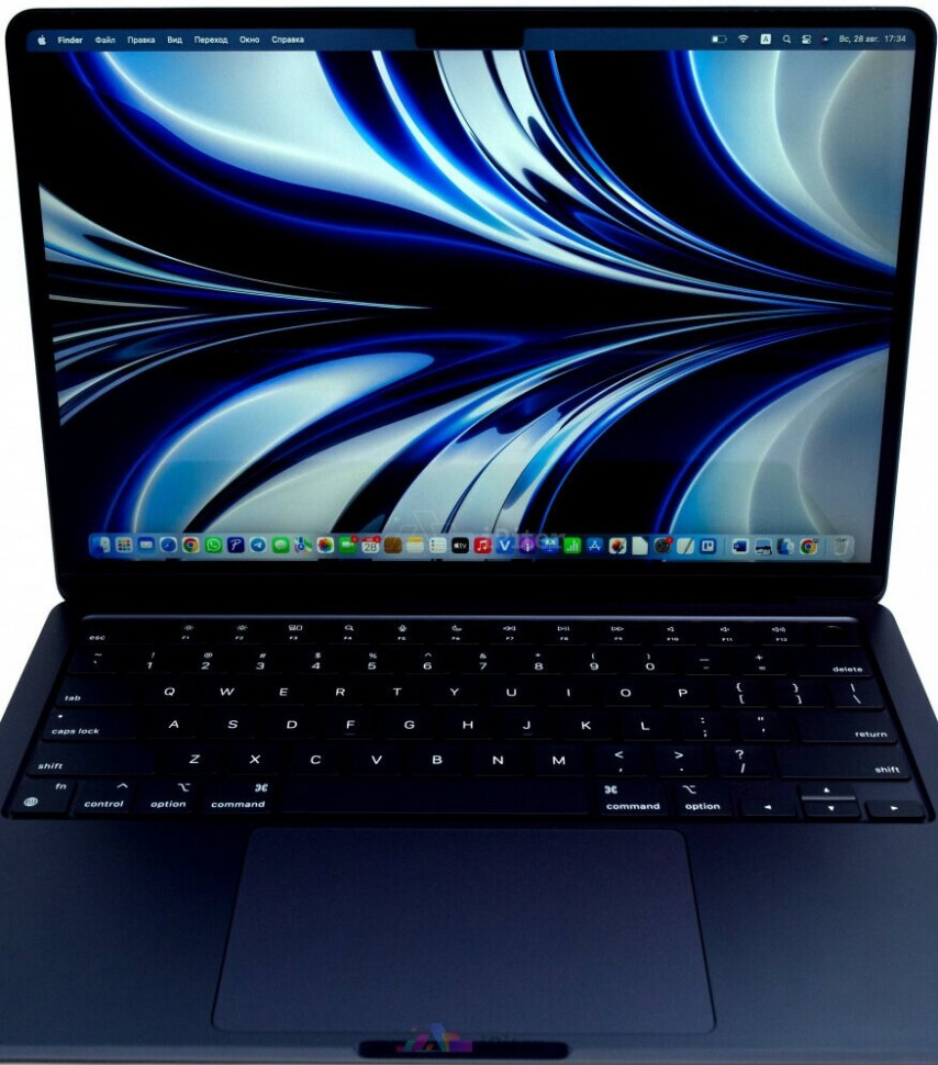 Apple macbook air 13 2022 mly33. MACBOOK Air m2 8/512 Midnight.