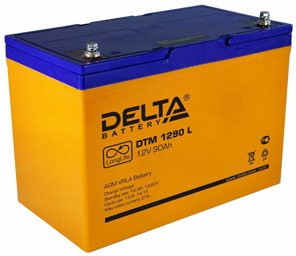 Аккумулятор Delta DTM 1290 L