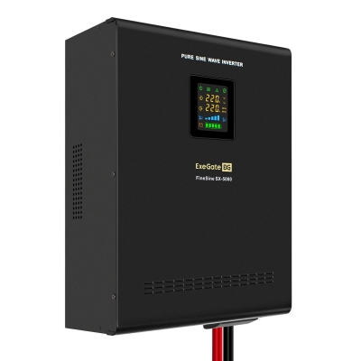 ИБП + батарея ExeGate FineSine SX-5000.LCD.AVR.2SH.T (EX296672RUS)