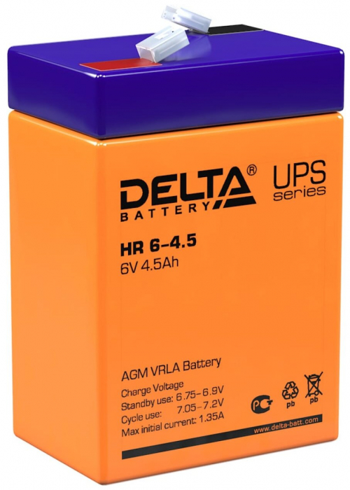 Аккумулятор Delta HR 6-4.5