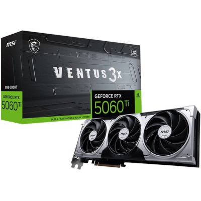 Видеокарта MSI GeForceRTX 5060 TI 8G VENTUS 3X OC