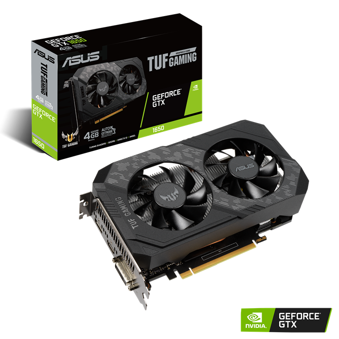 Видеокарта Asus TUF-GTX1650-O4GD6-GAMING (90YV0EH0-M0NA00)