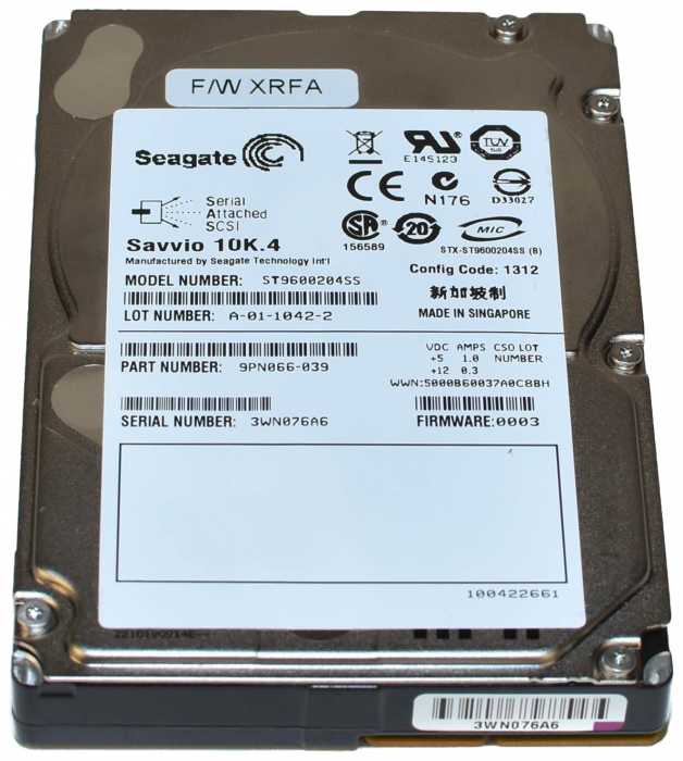 Жёсткий диск Seagate ST9600204SS