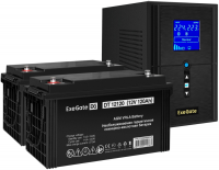 ИБП + батарея ExeGate SineTower SZ-1500.LCD.AVR.2SH.1C13.USB (EX296829RUS)