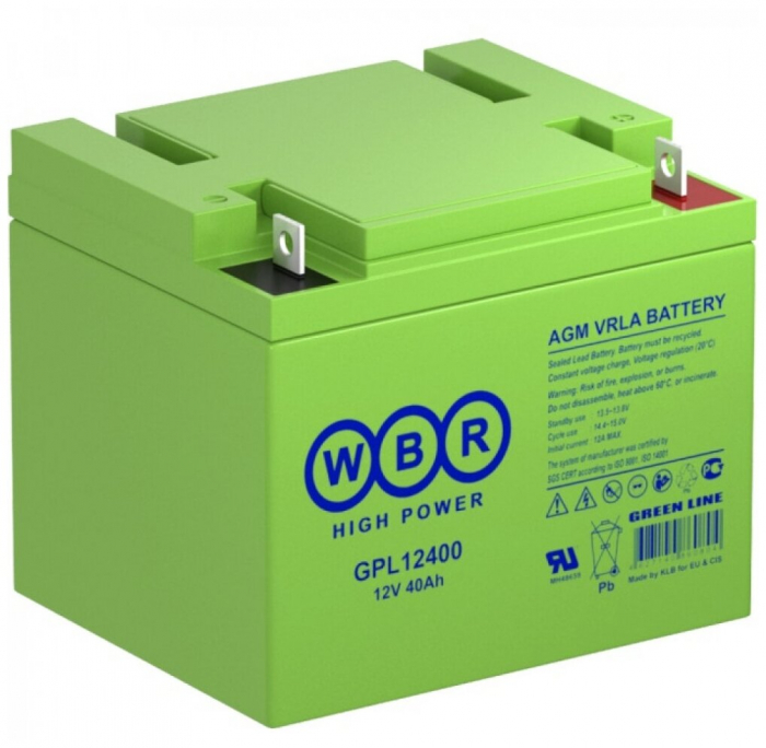 Аккумулятор WBR 12V 40Ah (HTL 12-40)